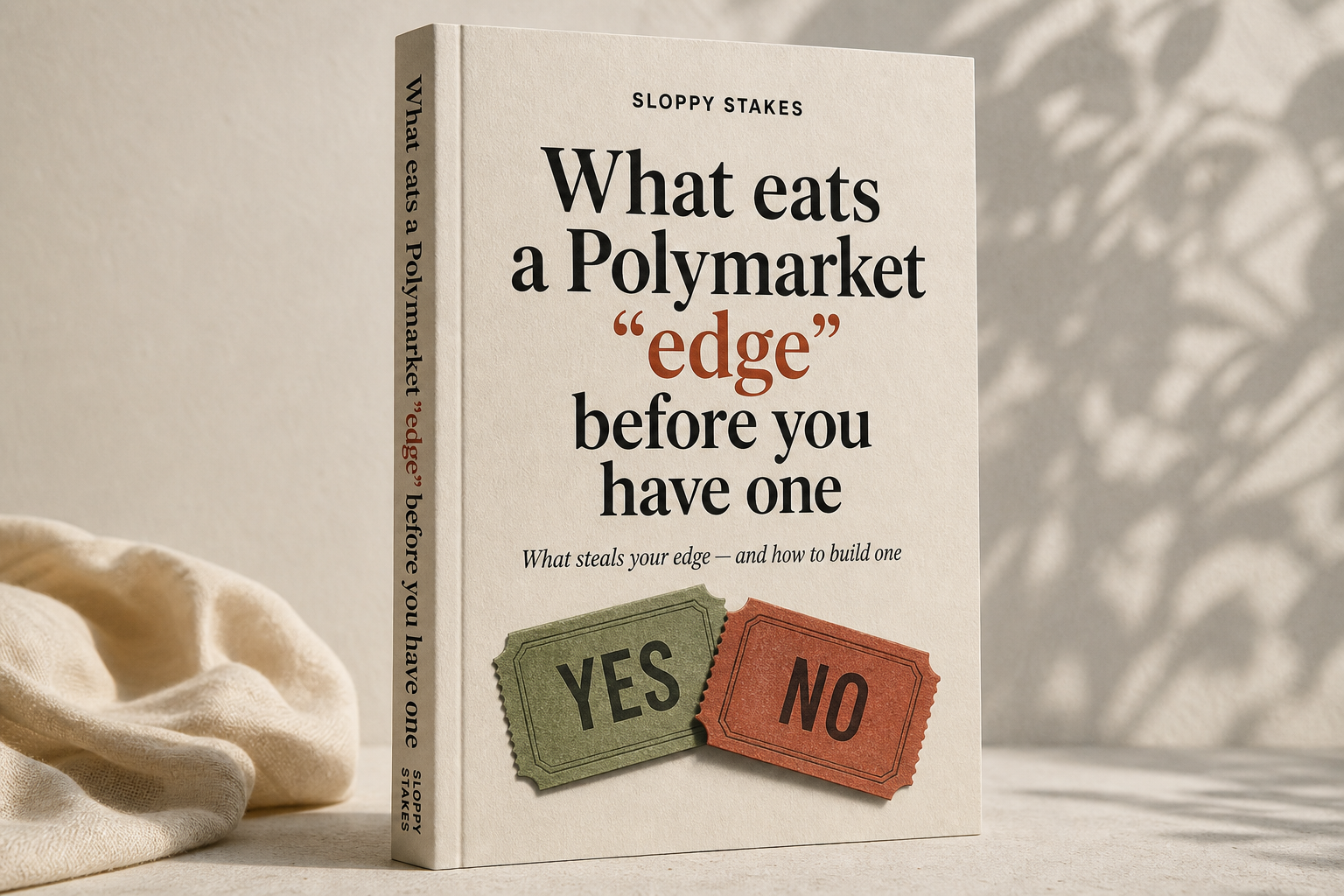 What eats a Polymarket edge before you have one — the Sloppy Stakes ebook.